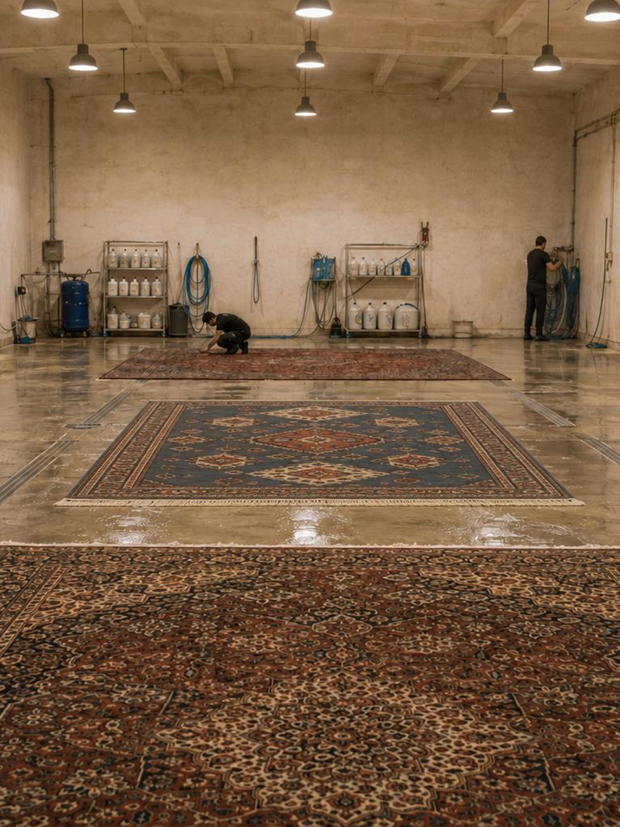 Entretien de tapis à l’Atelier Dumas Tapis
