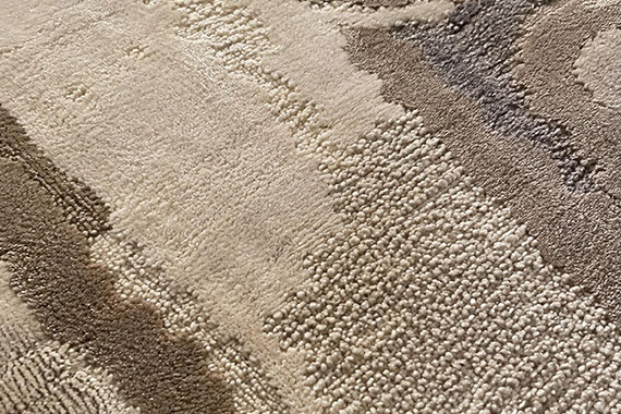 Séchage contrôlé d’un tapis ancien
